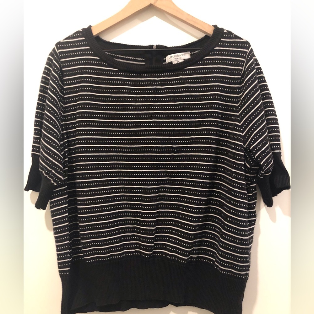 Liz Claiborne striped sweater SZ 3X